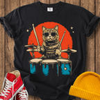 Cool Cat Drums T-shirt