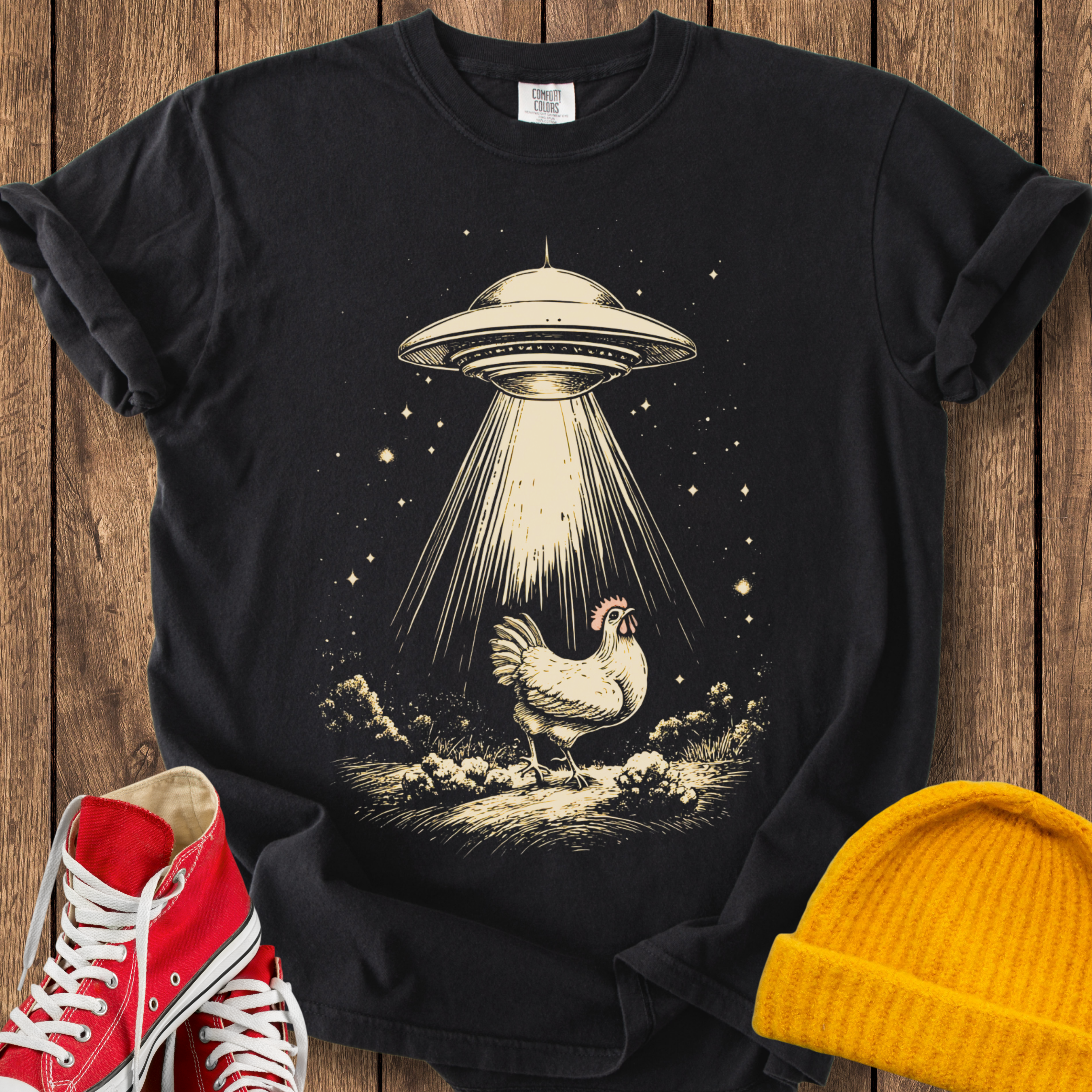 Chicken UFO T-shirt