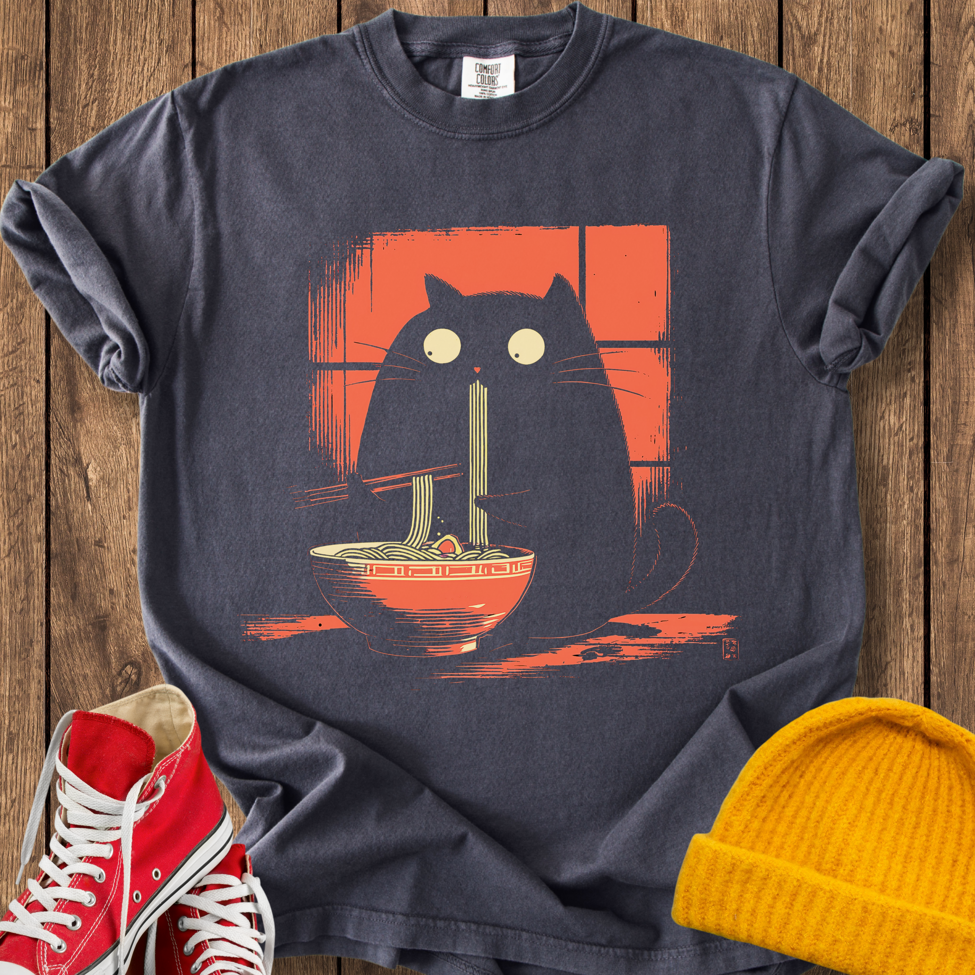 Cozy Cat Ramen T-Shirt