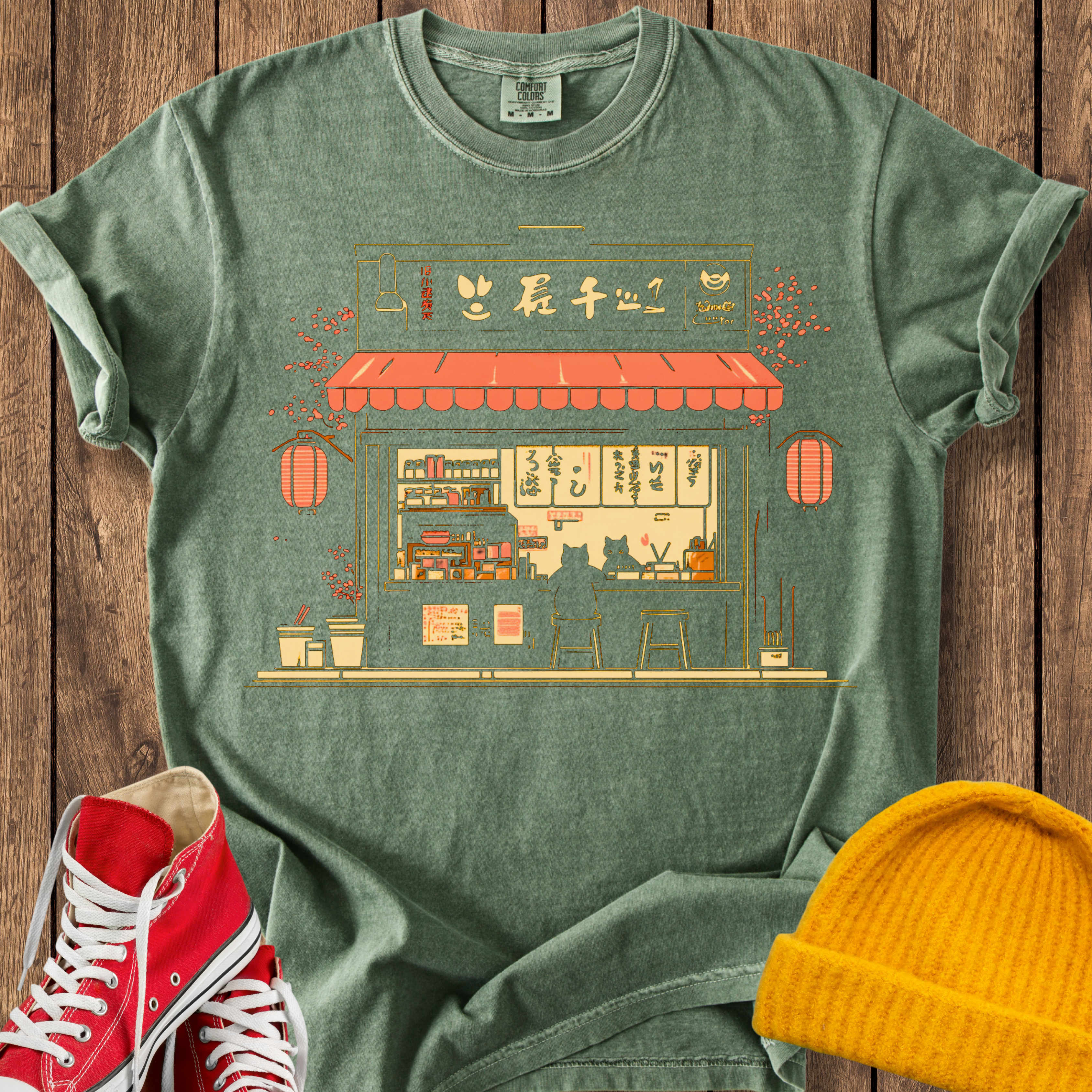 Japanese Cats T-shirt