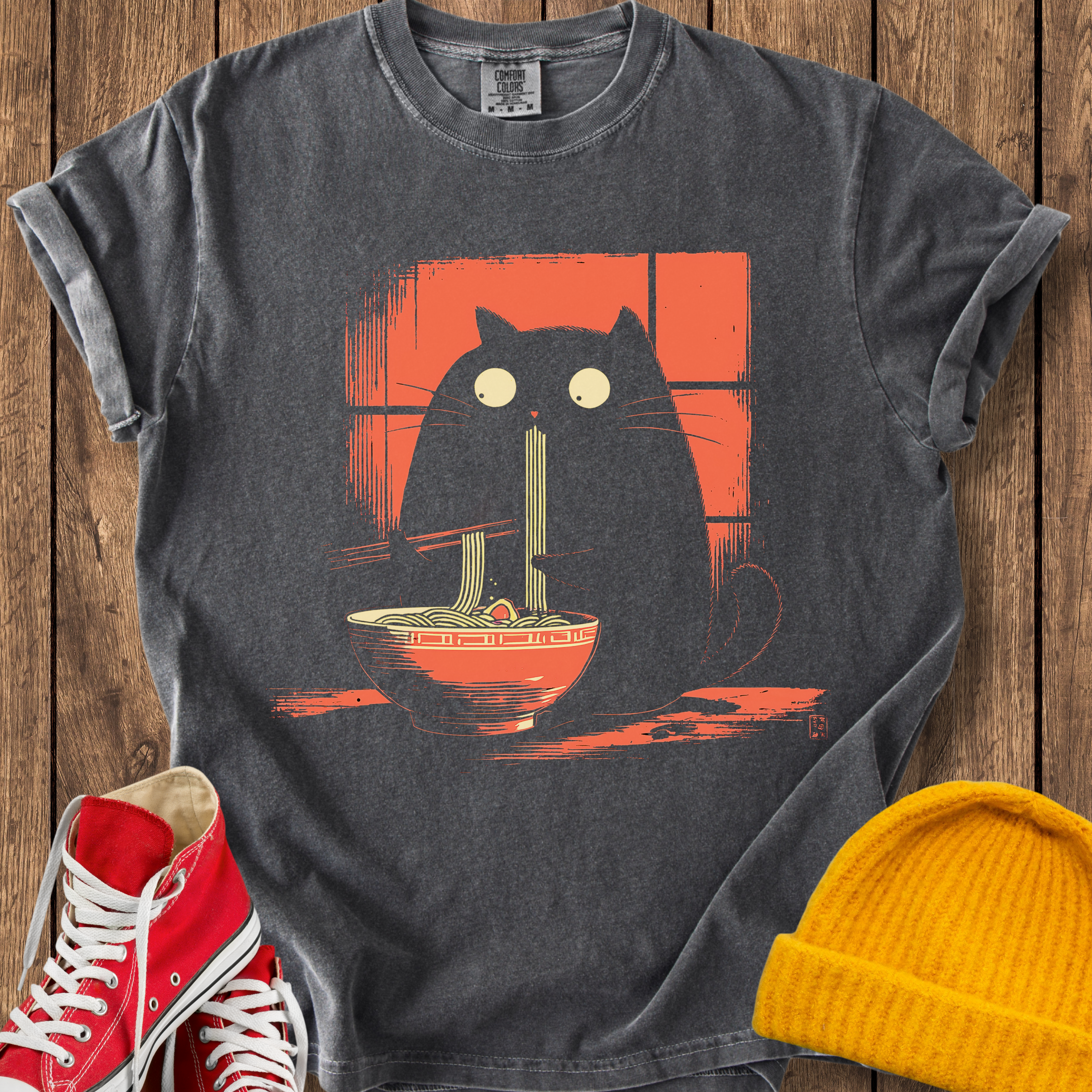 Cozy Cat Ramen T-Shirt