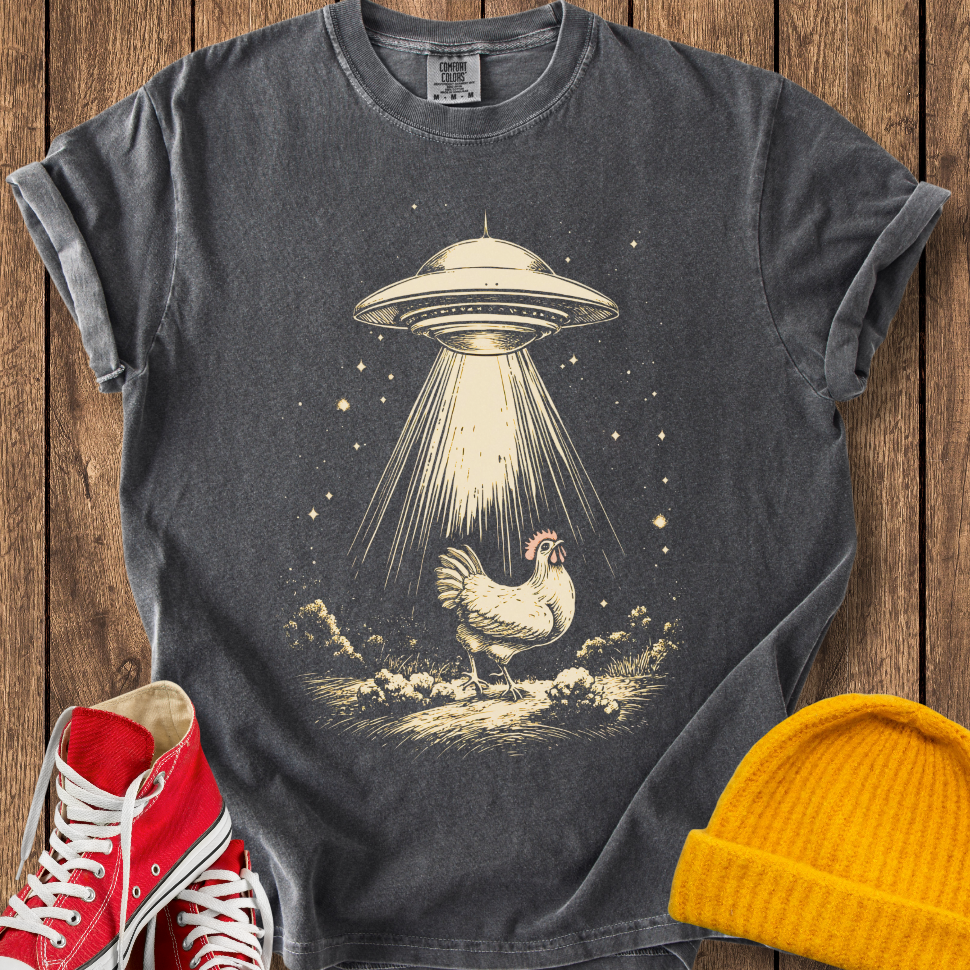 Chicken UFO T-shirt
