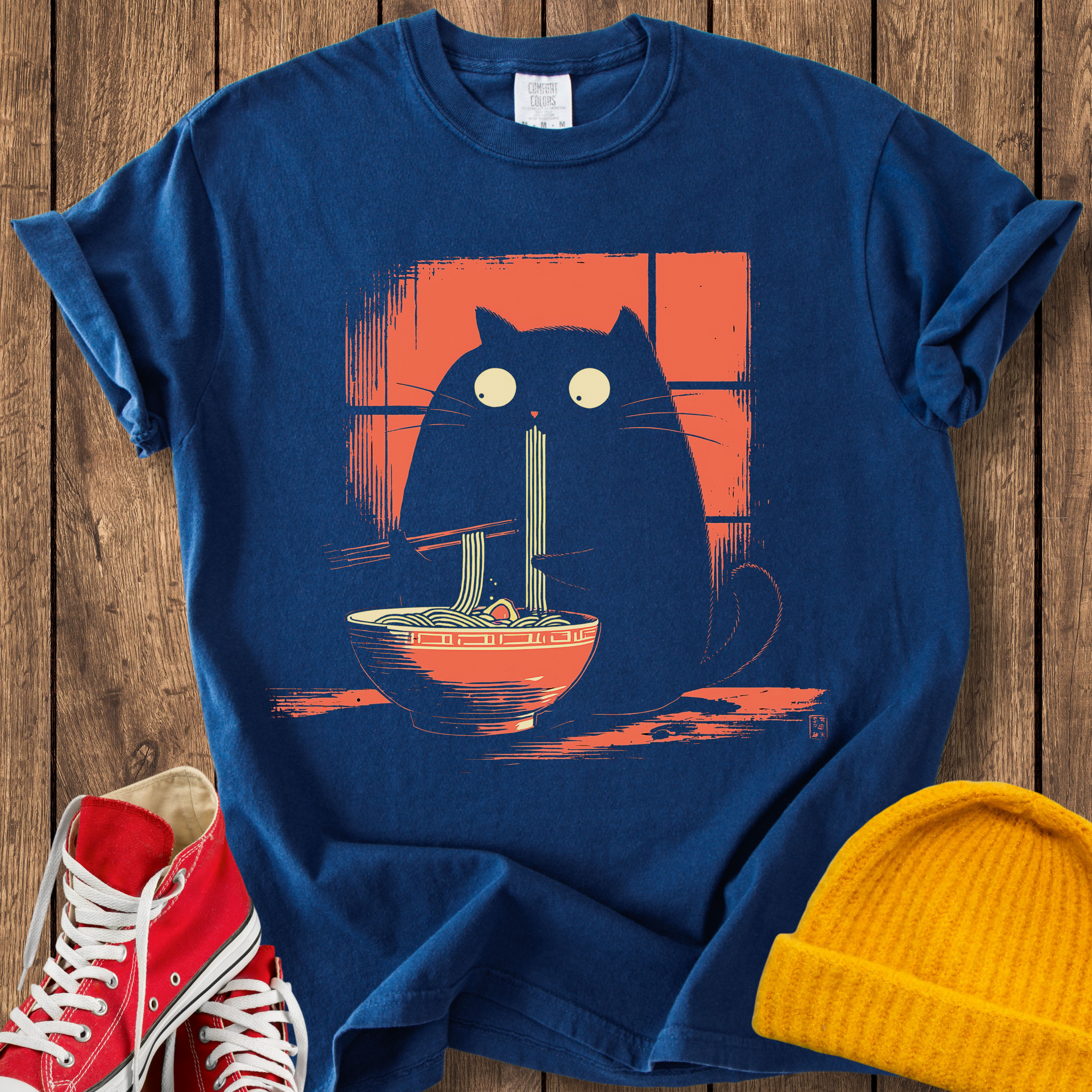 Cozy Cat Ramen T-Shirt
